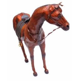 Кінь з натуральної шкіри (50х44х11 см)