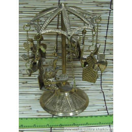 elephants on a carousel