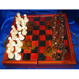 Шахматы антик (28,5 Х 14Х9,5 см)