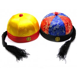 Китайская шапка с косой (d-18,h-10 см)