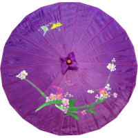 Зонт шелковый с рисунком (55 см)