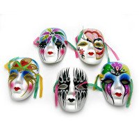 Ceramic mask (10 cm)(pack/ 6 pcs.)