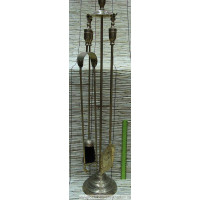 Каминный набор бронзовый