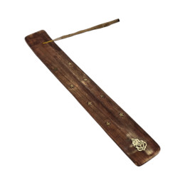 Incense stand "Ganesha" rosewood (26x3.8 cm)