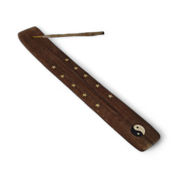 Підставка під пахощі "Інь Янь" рожеве дерево (26х3,8 см)