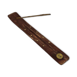 Підставка під пахощі "Інь Янь" рожеве дерево (26х3,8 см)