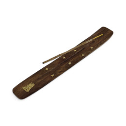 Incense stand "Buddha" rosewood (26x3.8 cm)