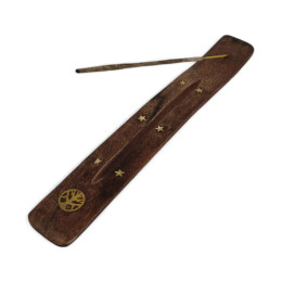 Incense stand "Tree" rosewood (26x3.8 cm)