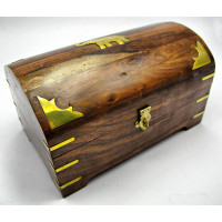 Сундук розовое дерево  (23х14х14 см)