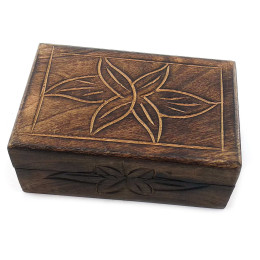 Шкатулка из мангового дерева "Антик" (15х10х6 см)A