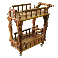 Стіл сервіровка рожеве дерево (63х39х95 см)