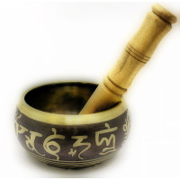 Чаша поющая с рисунком (без резонатора) (d -11,5,h-6 см)