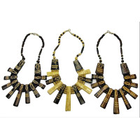 Bone carved necklace