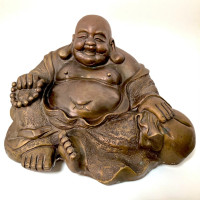 Hotei Seated Bronze (25 cm)