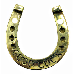 Horseshoe bronze "Good luck" (6.5x7 cm)