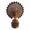 DISCOUNT: Carved Wooden Peacock (15x11x5cm)