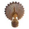 DISCOUNT: Carved Wooden Peacock (15x11x5cm)