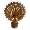 DISCOUNT: Carved Wooden Peacock (15x11x5cm)