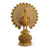 DISCOUNT: Carved Wooden Peacock (15x11x5cm)
