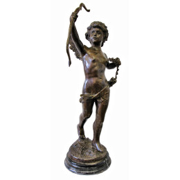 Статуэтка "Купидон" бронза (90 см)