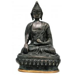 Будда в позе лотоса бронзовый  (13х7,5х5 см)(390 г.)