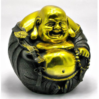 Figurine "Hotei round" bronze (18 cm)