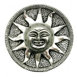 Подставка под благовония "Солнце" металл (d 9 см) (Непал)