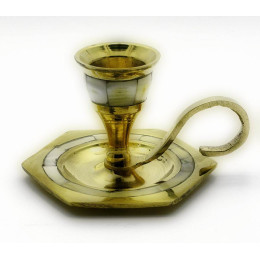 Свічник бронзовий з перламутром (5,5х9х8 см)