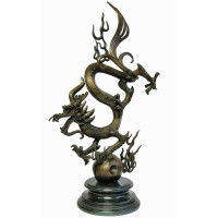 Статуэтка "Дракон" бронза (80 см)