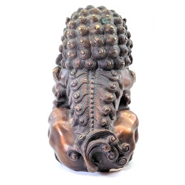 Лев бронзовый темный (18х13х22 см вес 3,32 кг)