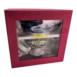 Porcelain set (3TA1003-5) 1 teapot + 1 cup "Peacocks" (200/400 ml cup/teapot)