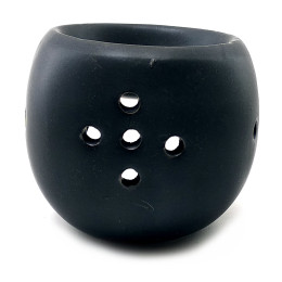 Aroma lamp "Bowl" black (9x9x6.5 cm)