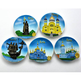 Магнит "Виды Киева" (6,5 см)