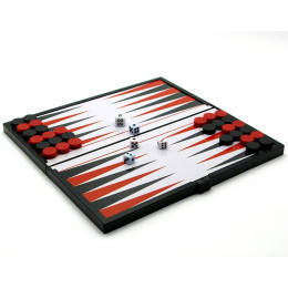 Magnetic backgammon (20x10x0.5 cm)
