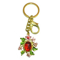 Keychain with rhinestones 