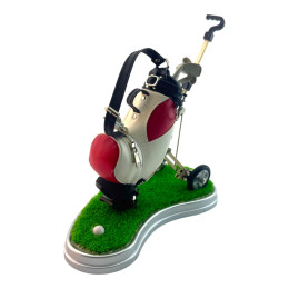 Письменный набор "Гольф" (pul cart)(20х20,5х11,5 см) красный