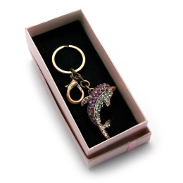 Keychain with rhinestones 