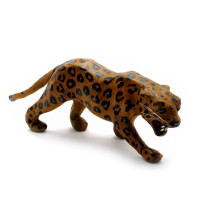 Leopard leather (9.5x20x3.5 cm) (6 