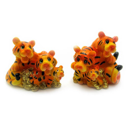 Tigers "Family" (4 pcs/pack)(6.5cm)(W98029)