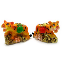 Тигр с мешками золота (4/уп)(5,5 см)