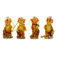 Тигр украшение на елку (24 шт/уп)(4,5 см)