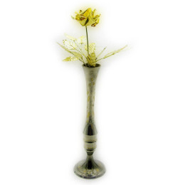 Bronze vase with a rose (7