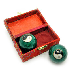 Musical massage balls "Yin Yang" (d-4 cm)