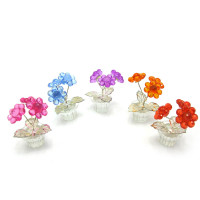 Crystal flower (3 flowers) (7x4.5x4.5 cm)