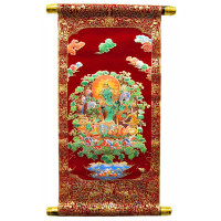 Панно красное "Тара" (40х20 см)