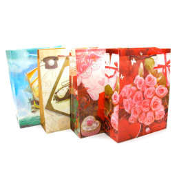 Gift bag (34x28x9 cm) (12 / pack)