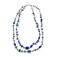 Бусы с камнями (62 см)