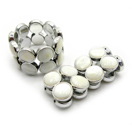 Браслет з перламутром подвійний