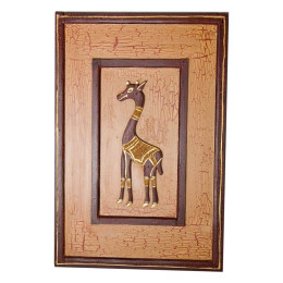 Картина дерев'яна "Жираф" (40x60) (Індонезія)