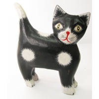 Wooden cat (16 cm) (Indonesia)